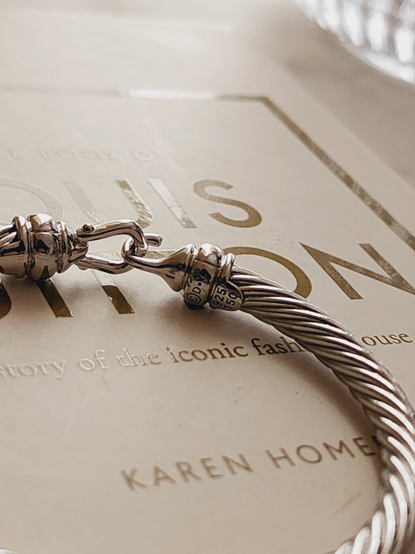 Diana cable bracelet