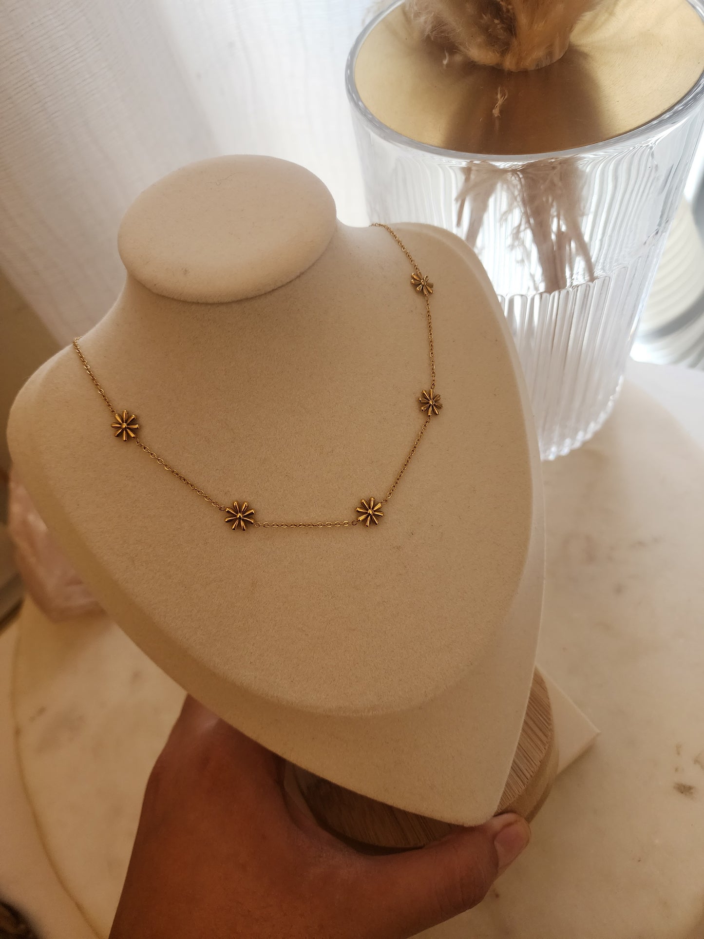 Daisy Gold Necklace