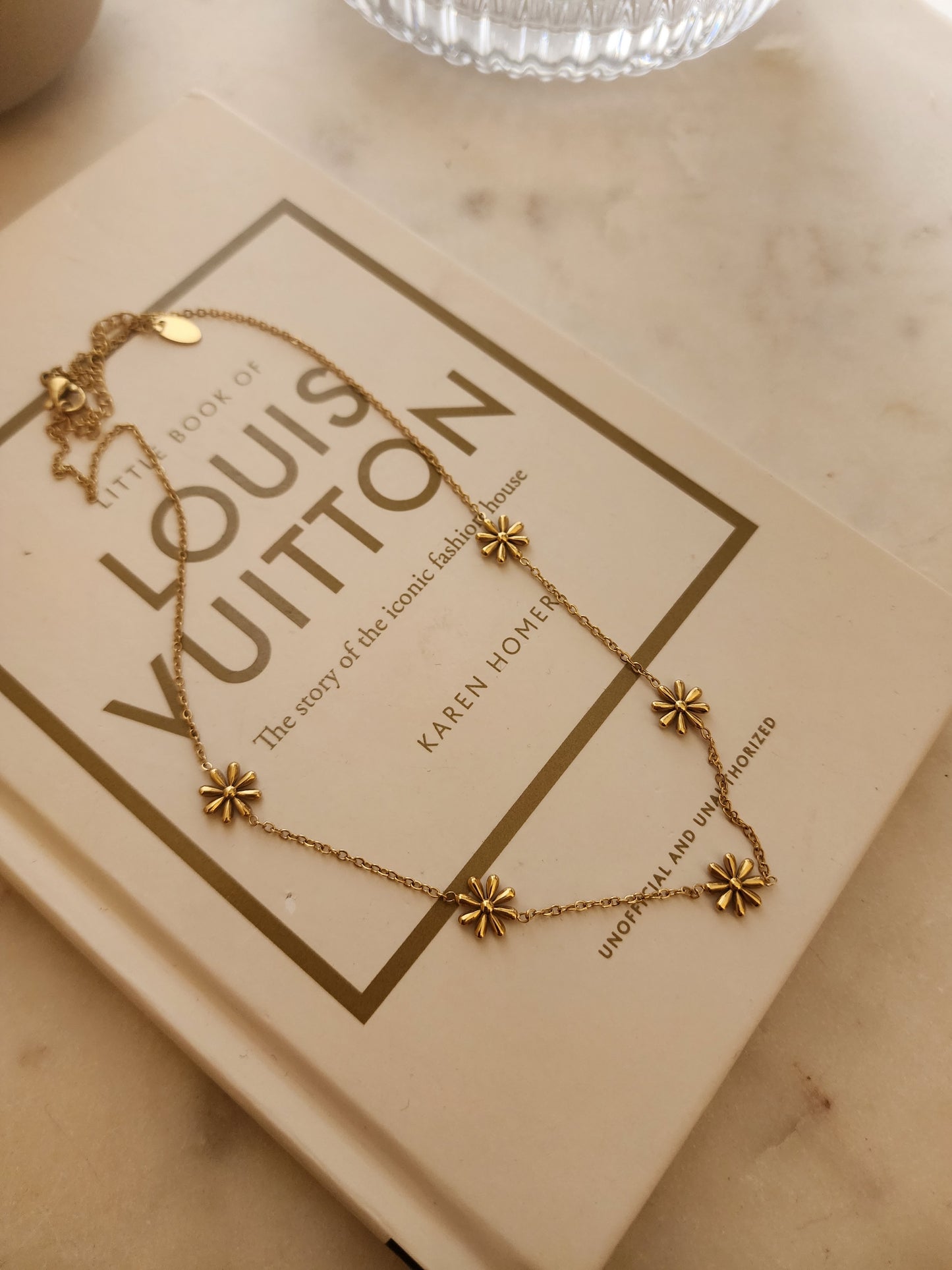 Daisy Gold Necklace