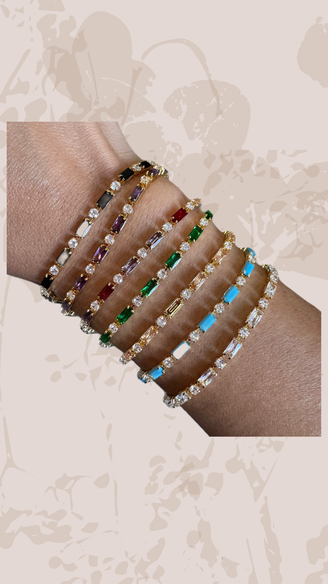 Decadent color bracelet