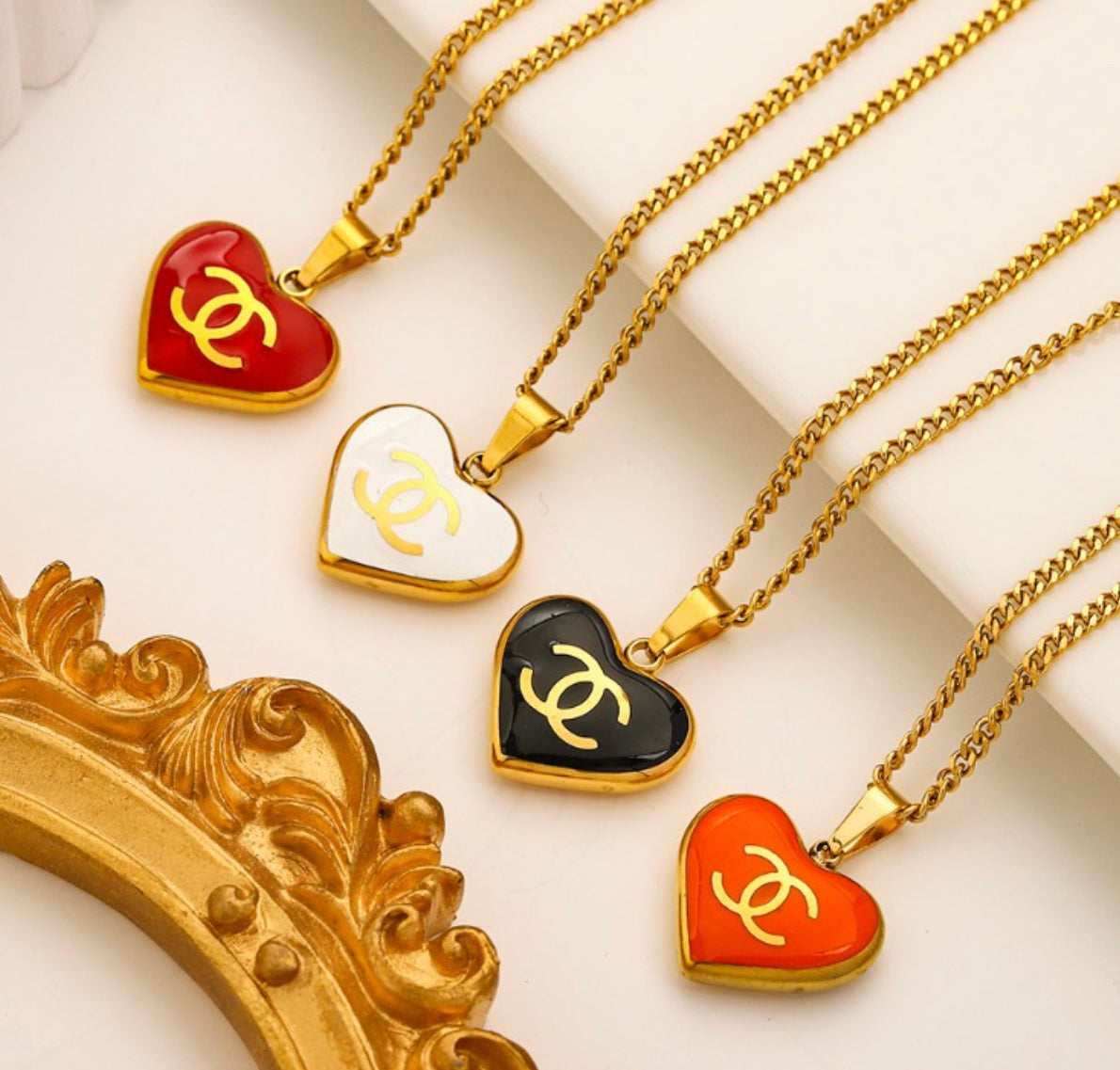 CC my luv heart necklace
