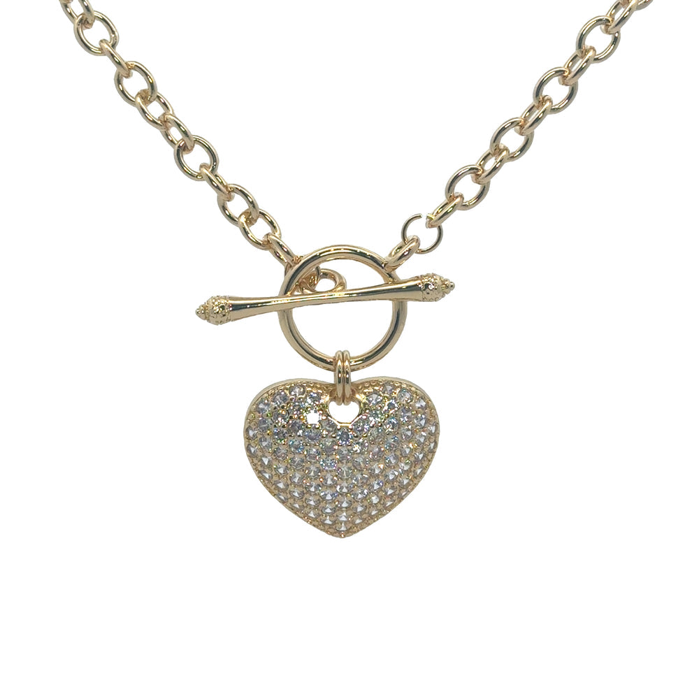 Heart diamond luxe necklace