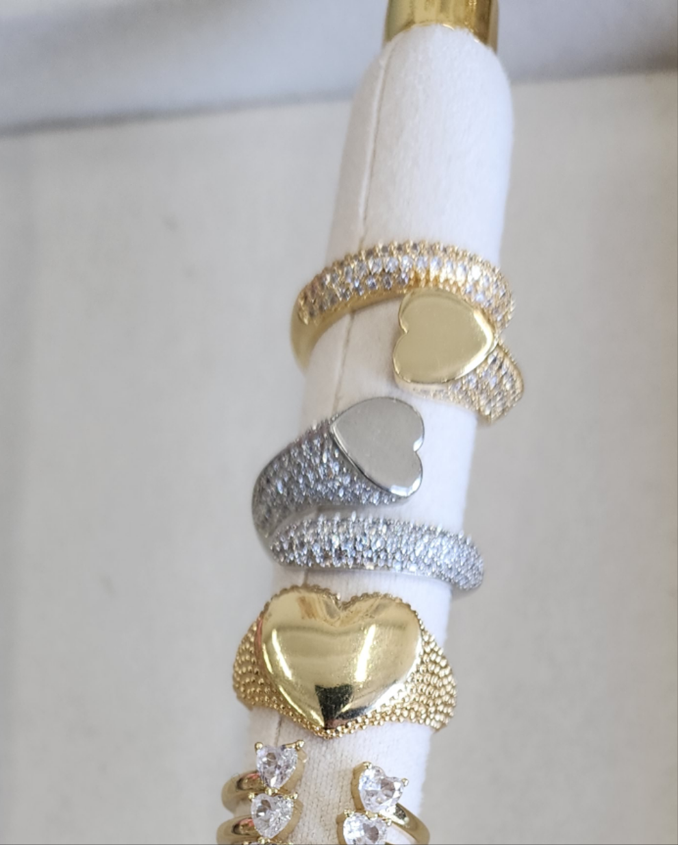 Puffy Gold ring
