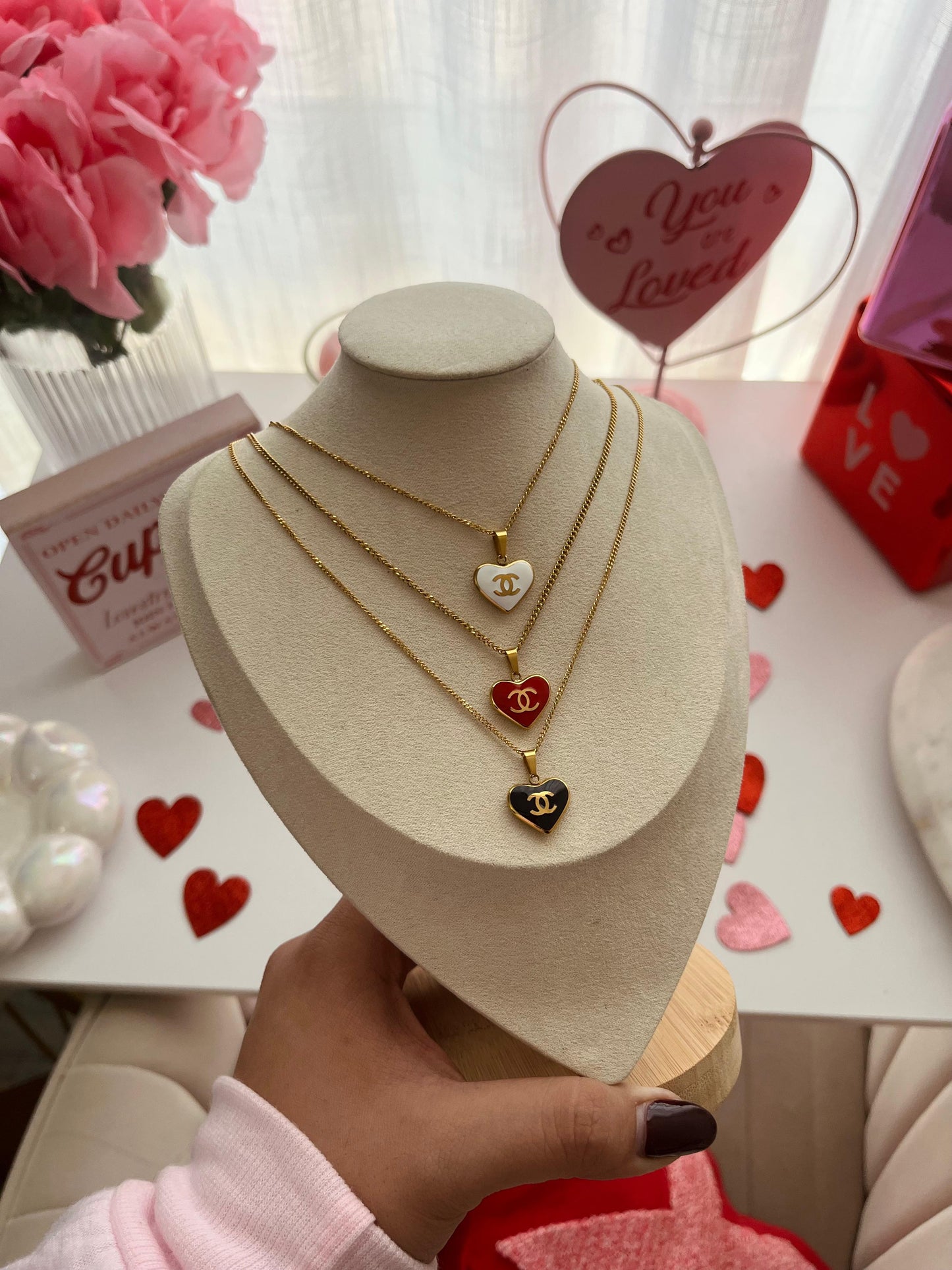 CC my luv heart necklace