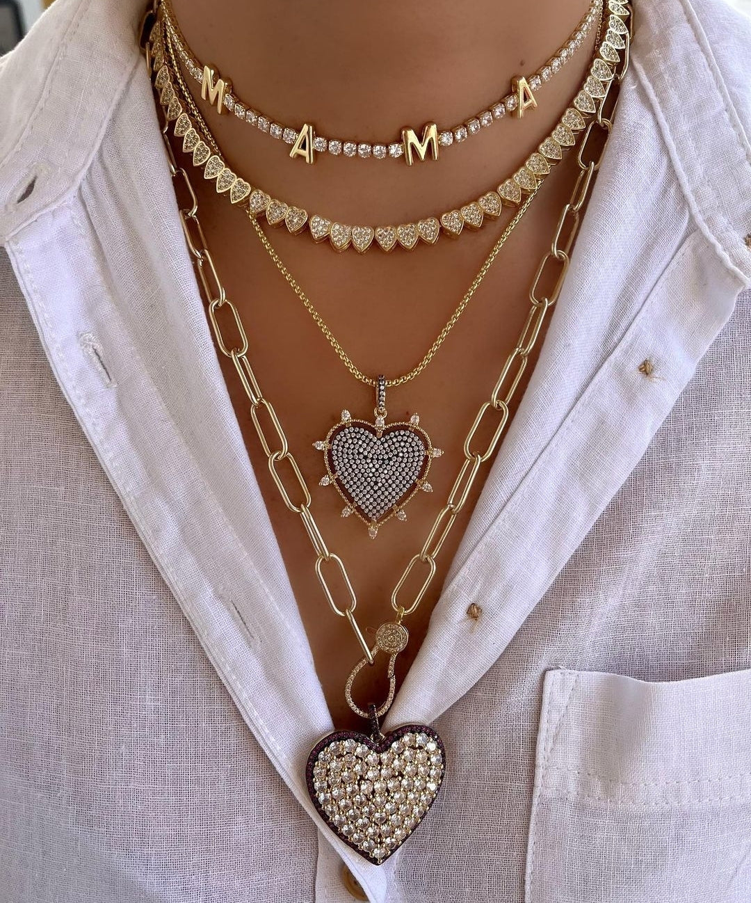 Amore necklace set