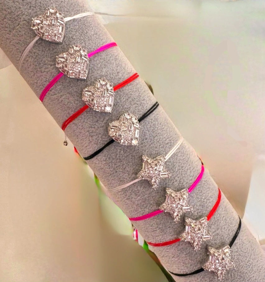 Crystal luxury thread bracelet