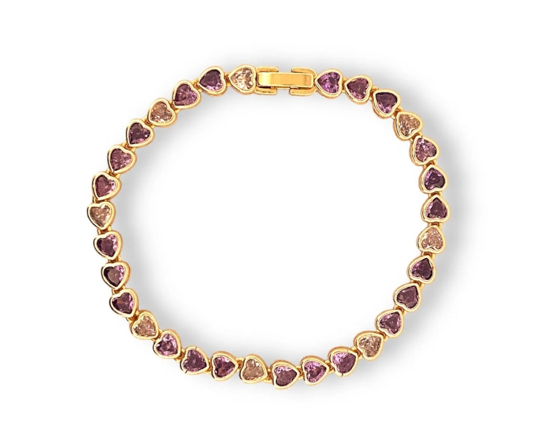 Heart luxury tennis Bracelets