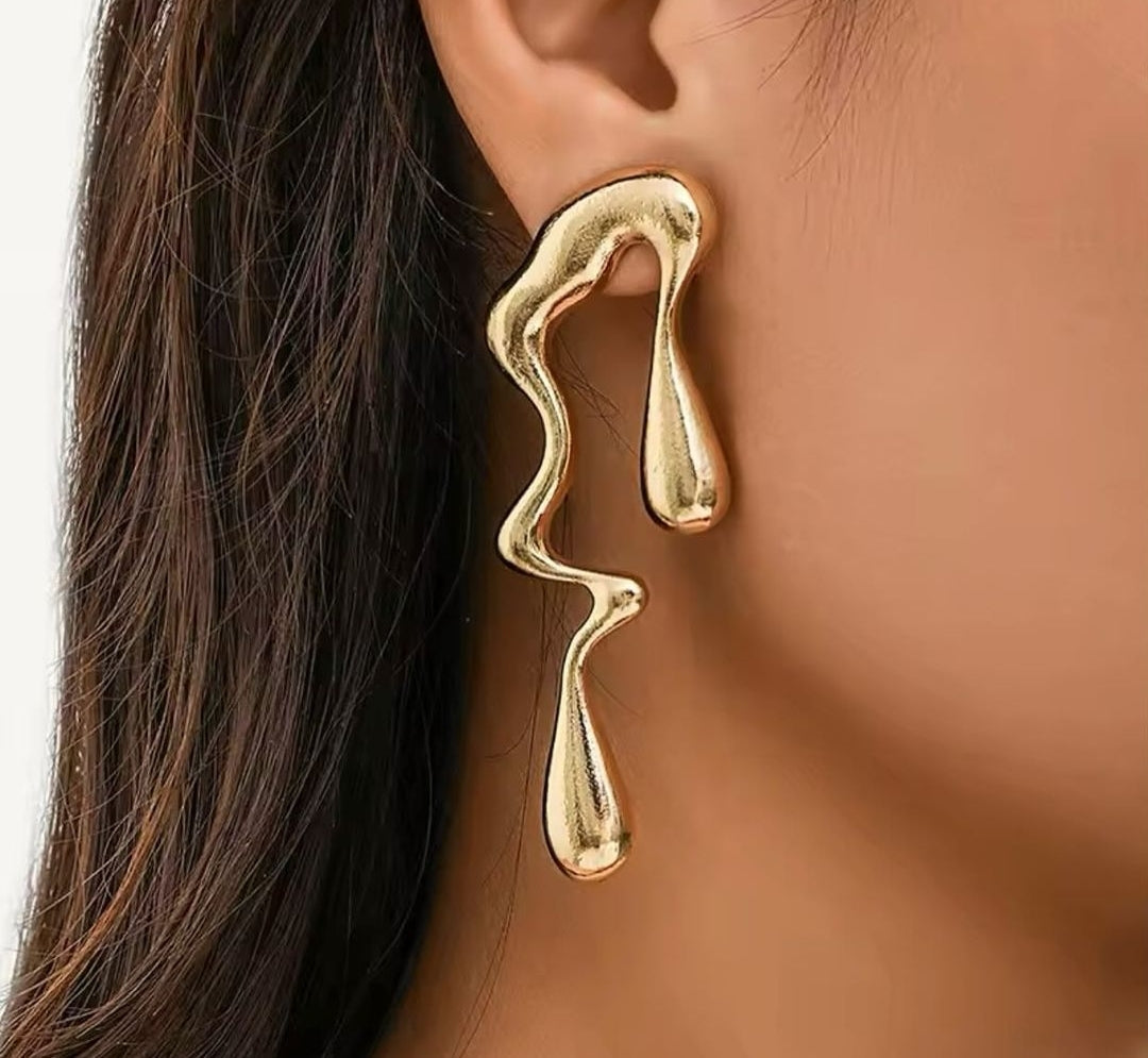 Melting Drip earrings