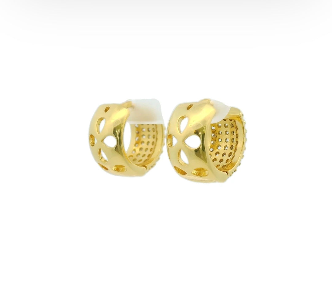 Mini zirconium hoops