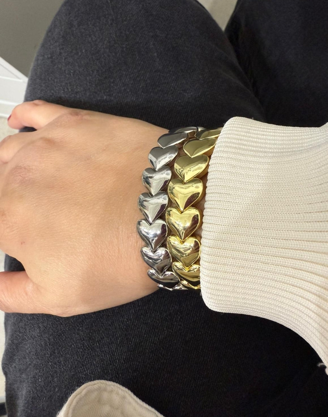 Infinity heart bracelet