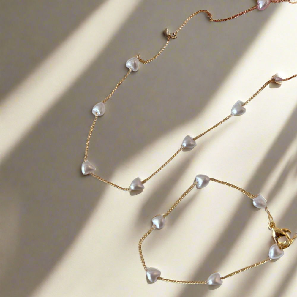 Pearly heart set