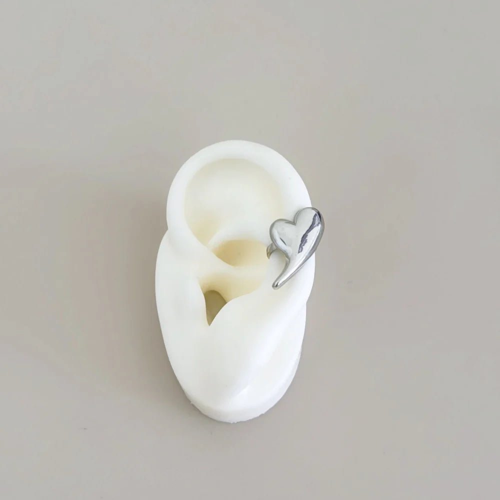 heart statement earcuff