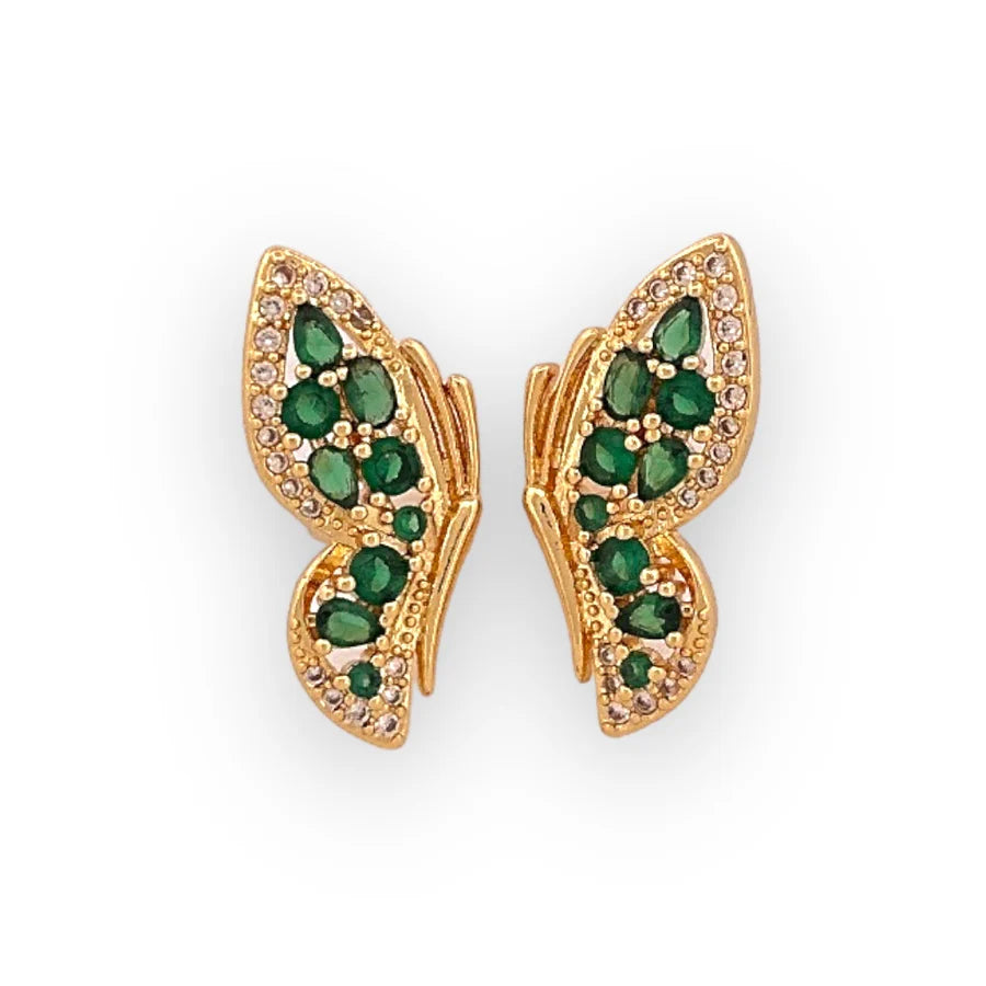 Butterfly crystal color ring