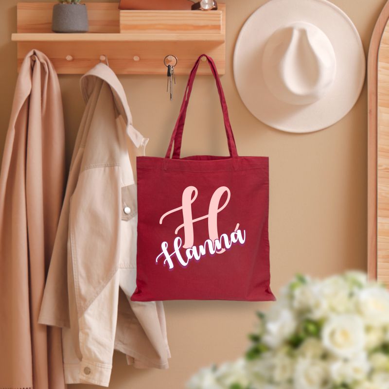 My Gold Lotus Design Tote Bag