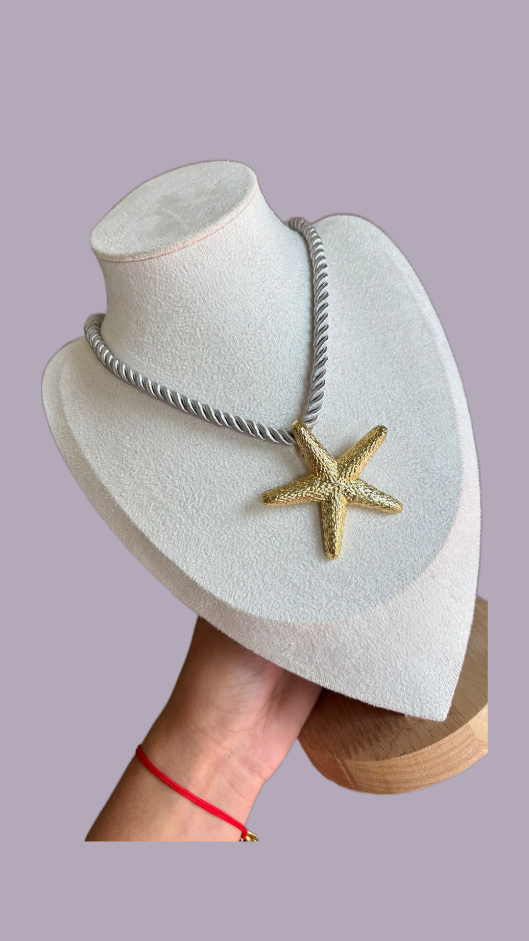 Kaia shell rope necklace