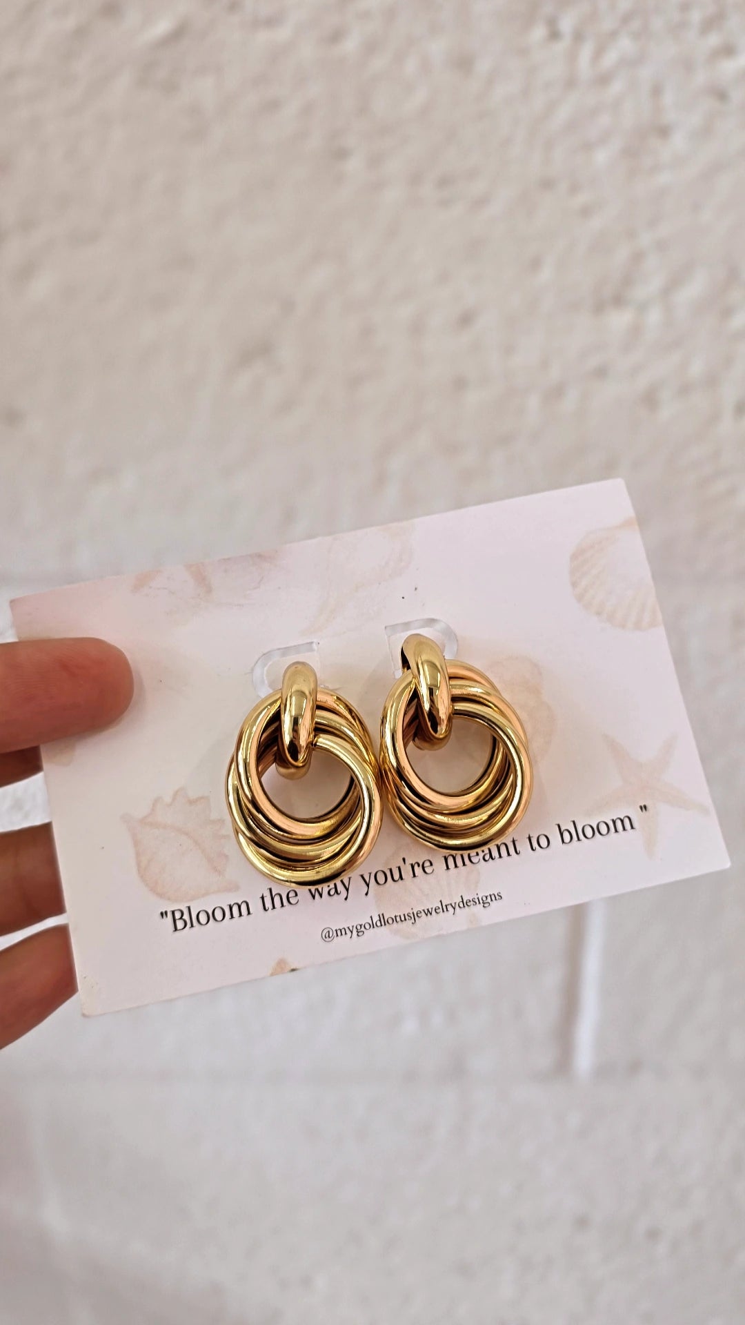Gialiana statement earrings