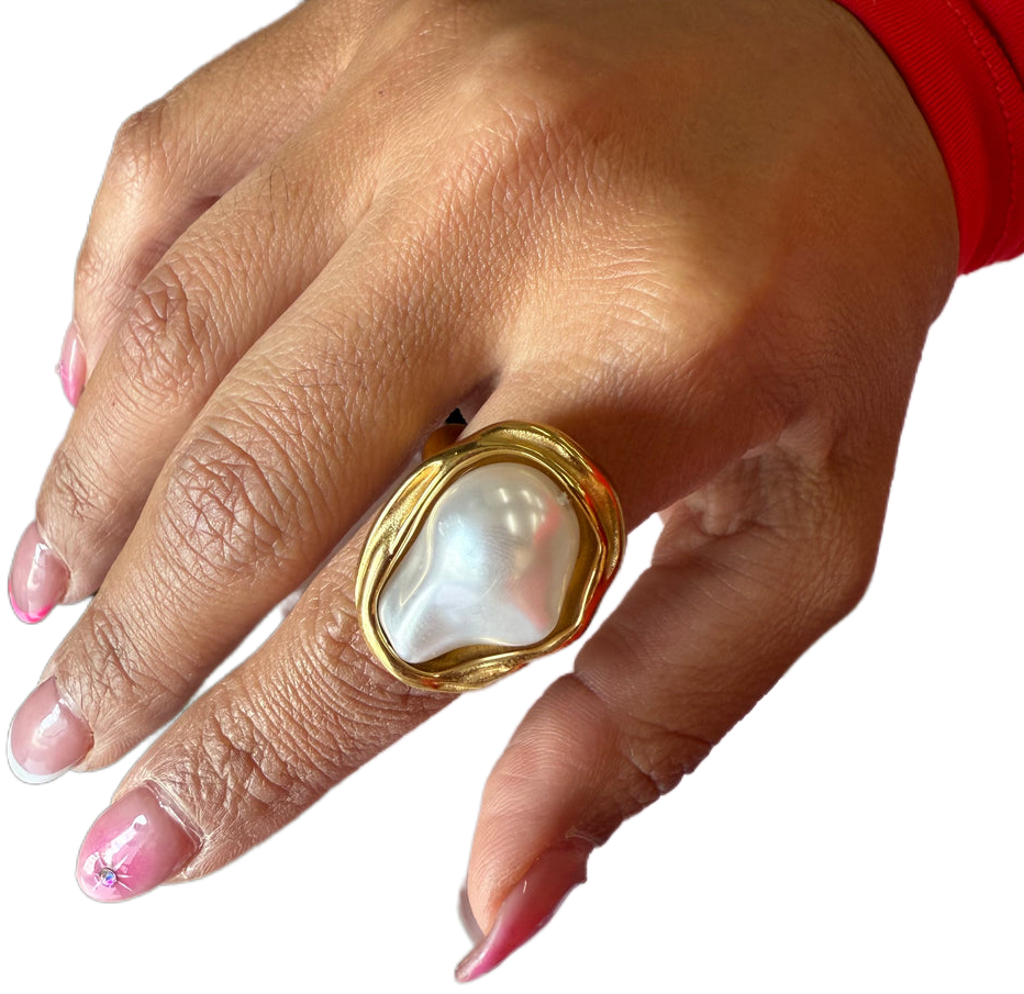 Mother of pearl ring