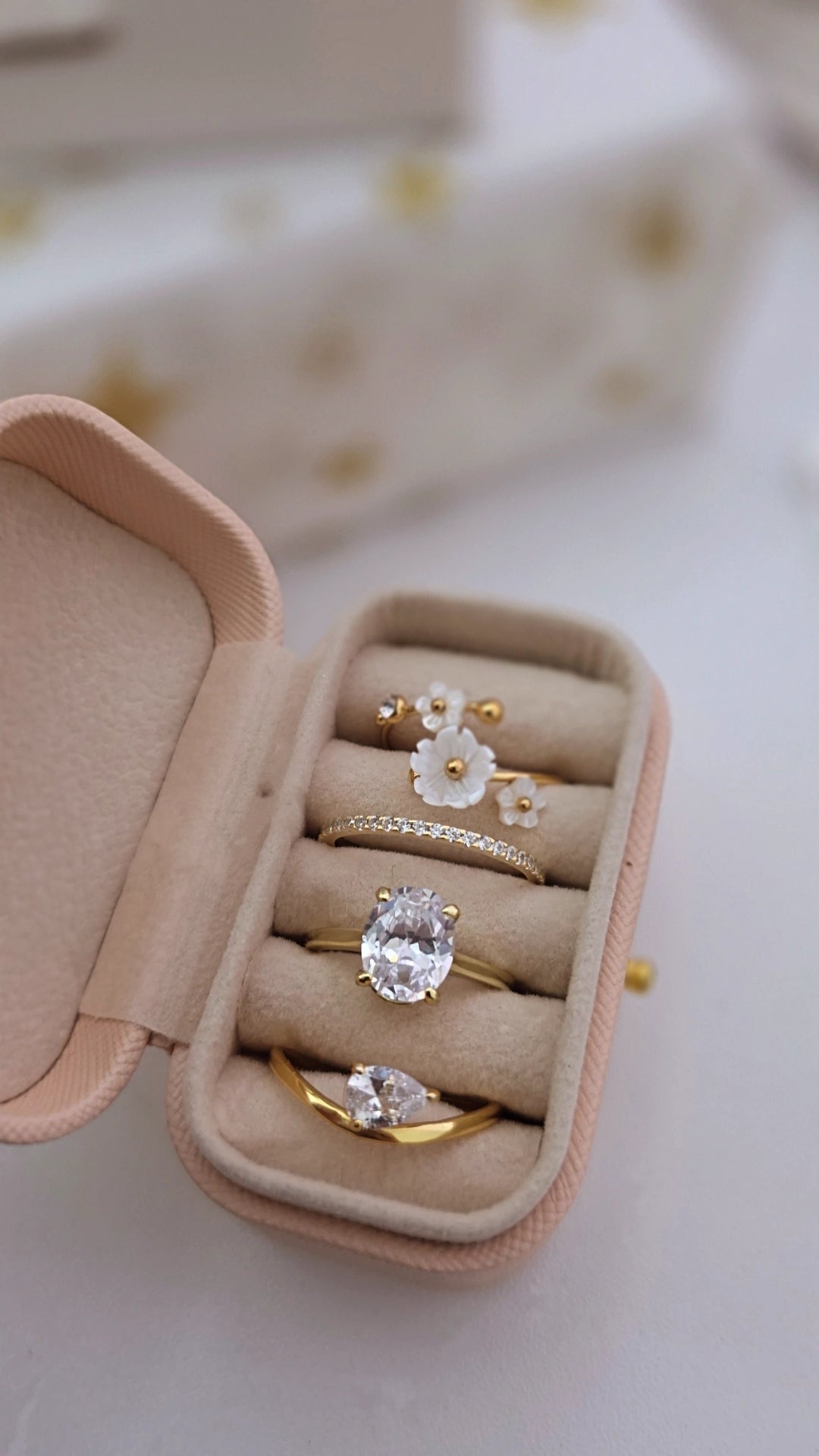 Forever in love engagement ring