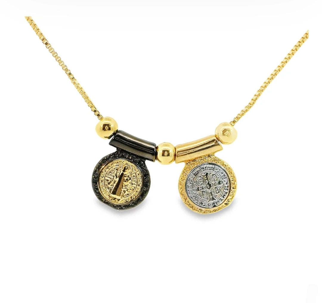 Ember Escapulario necklace