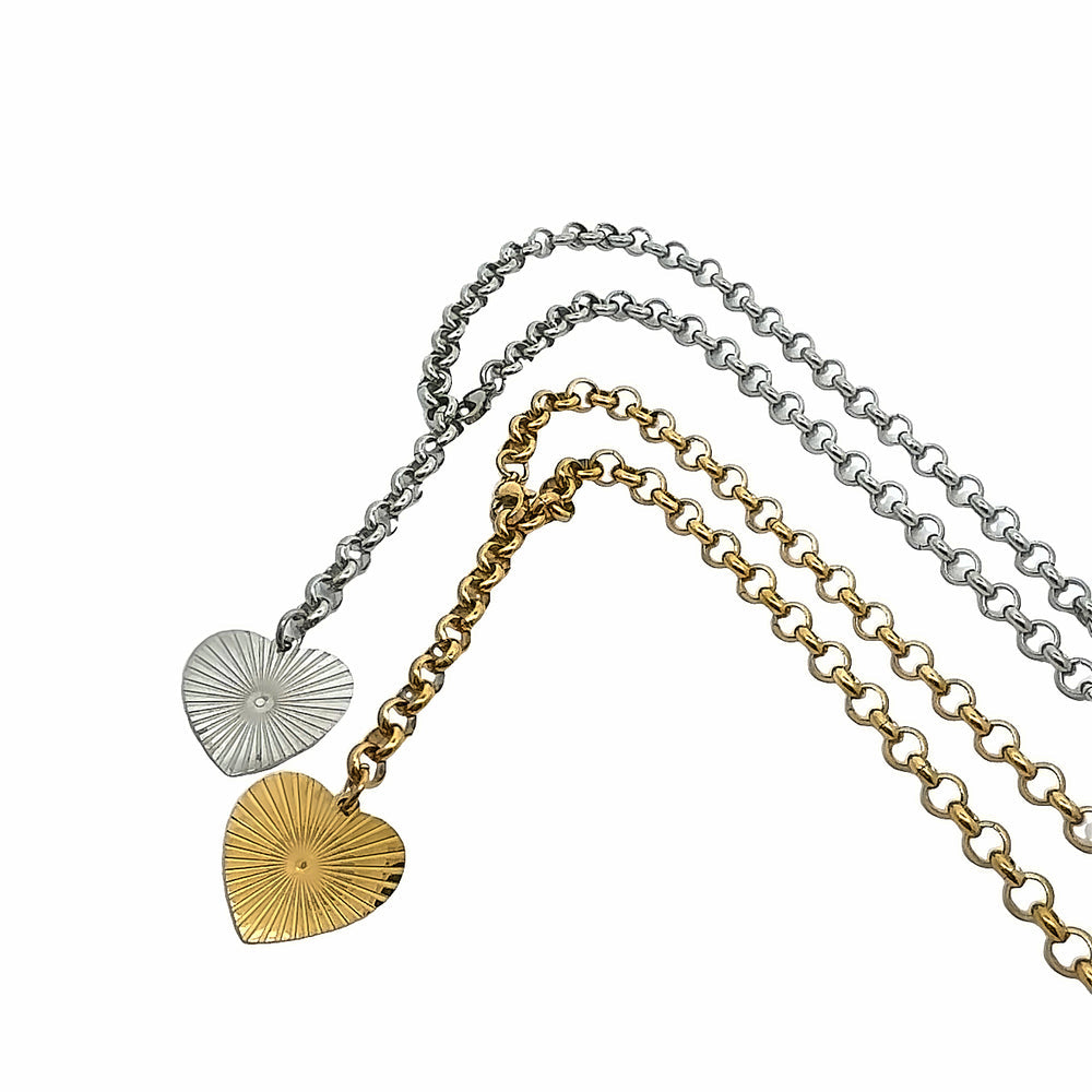 Mi amore heart necklace