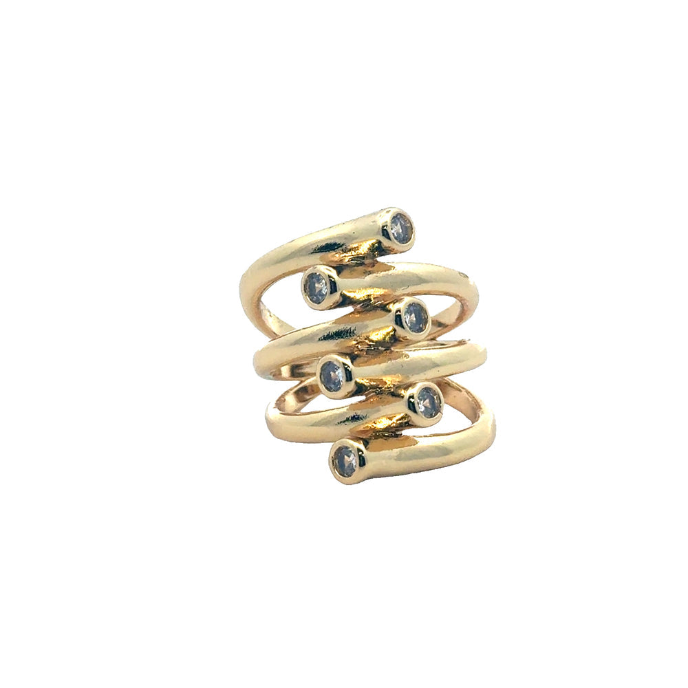 Luxe crystal rings