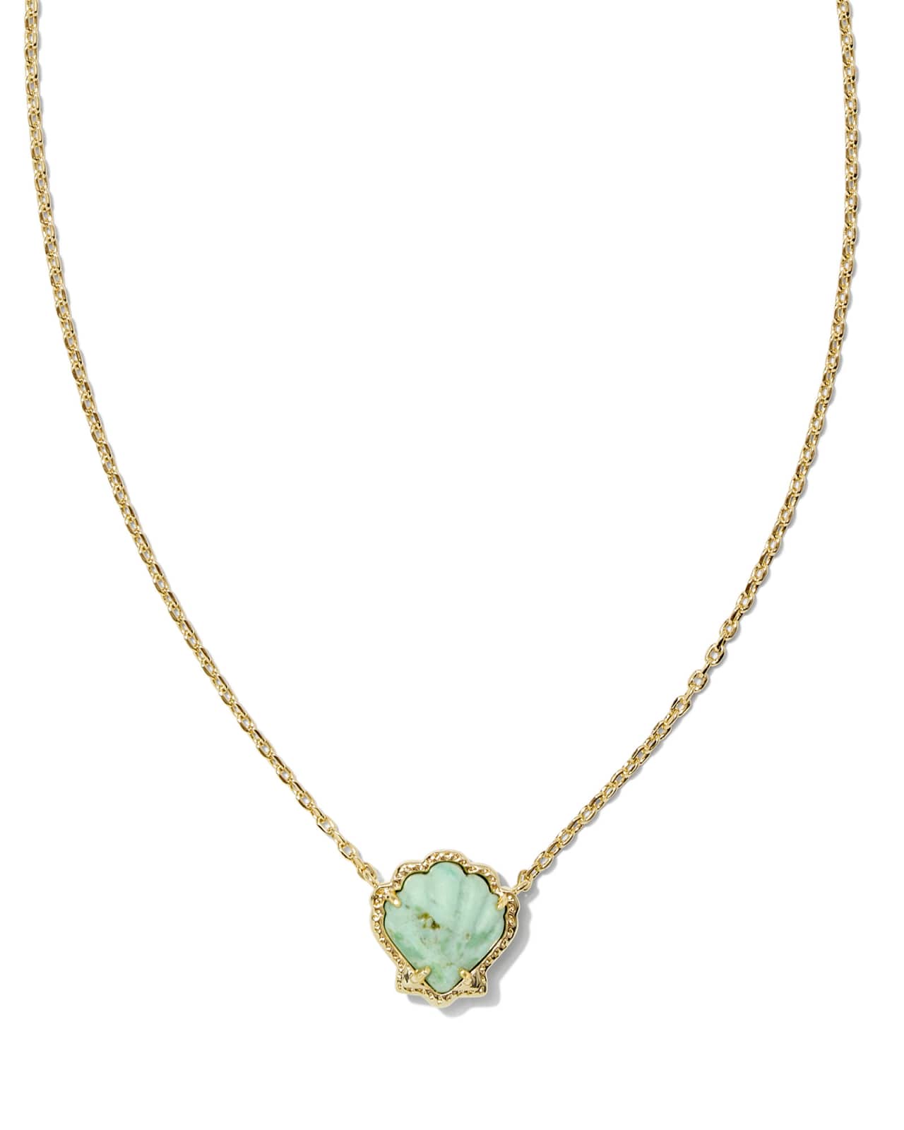 Bryanne Gold seashell Necklace