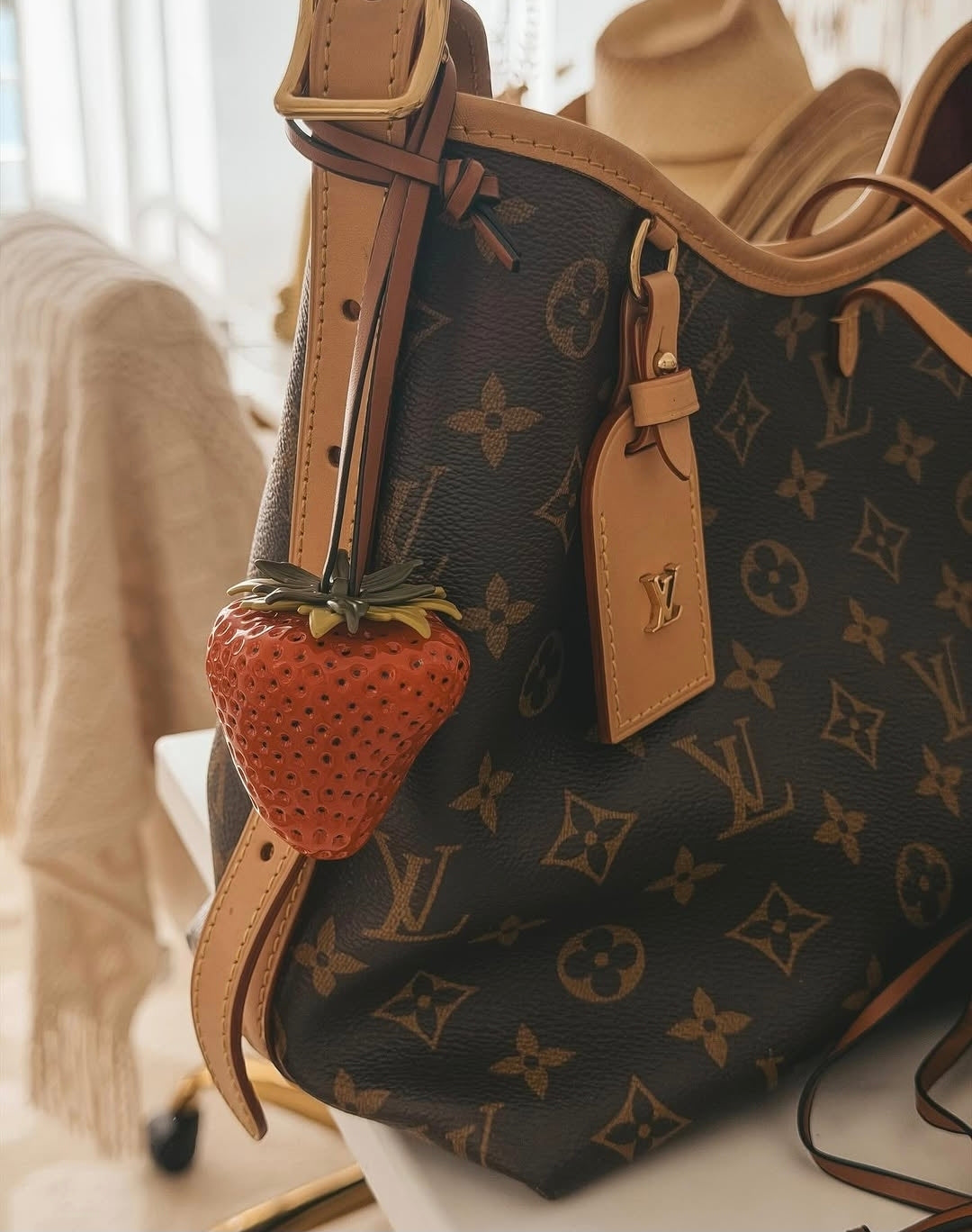 Strawberry bag charm 🍓 pre order