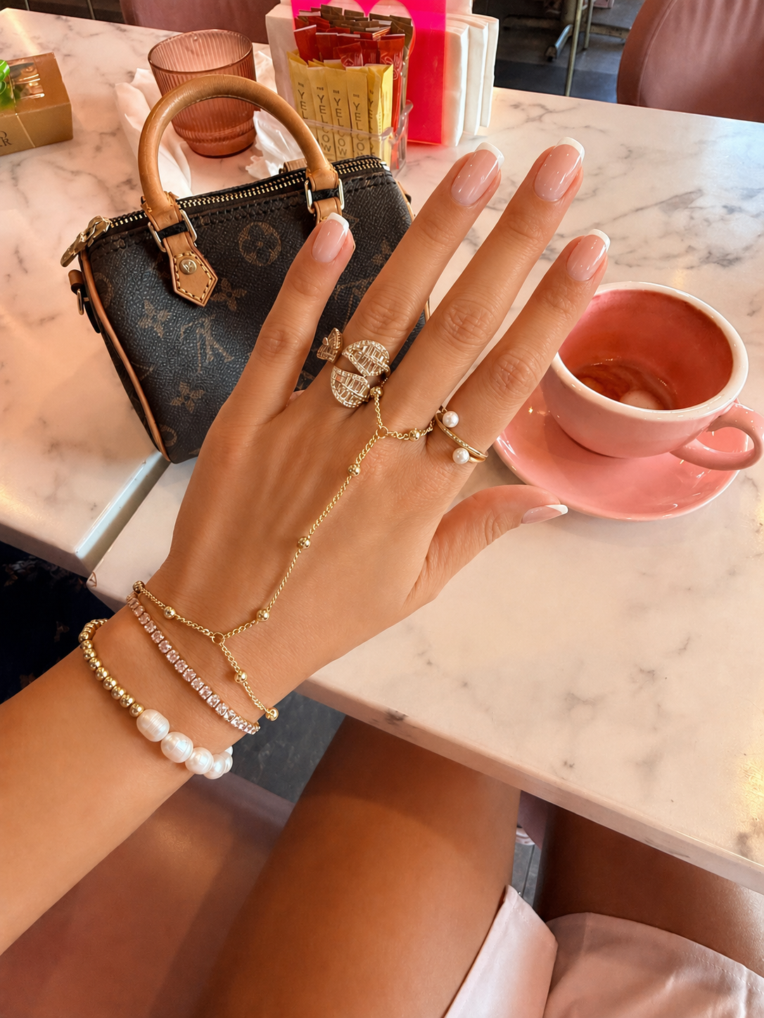 Luxury 3 leave ring