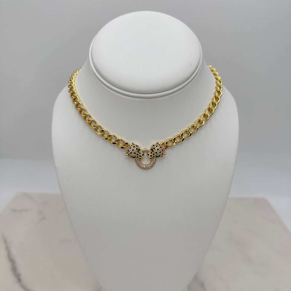 Leopard luxury necklace