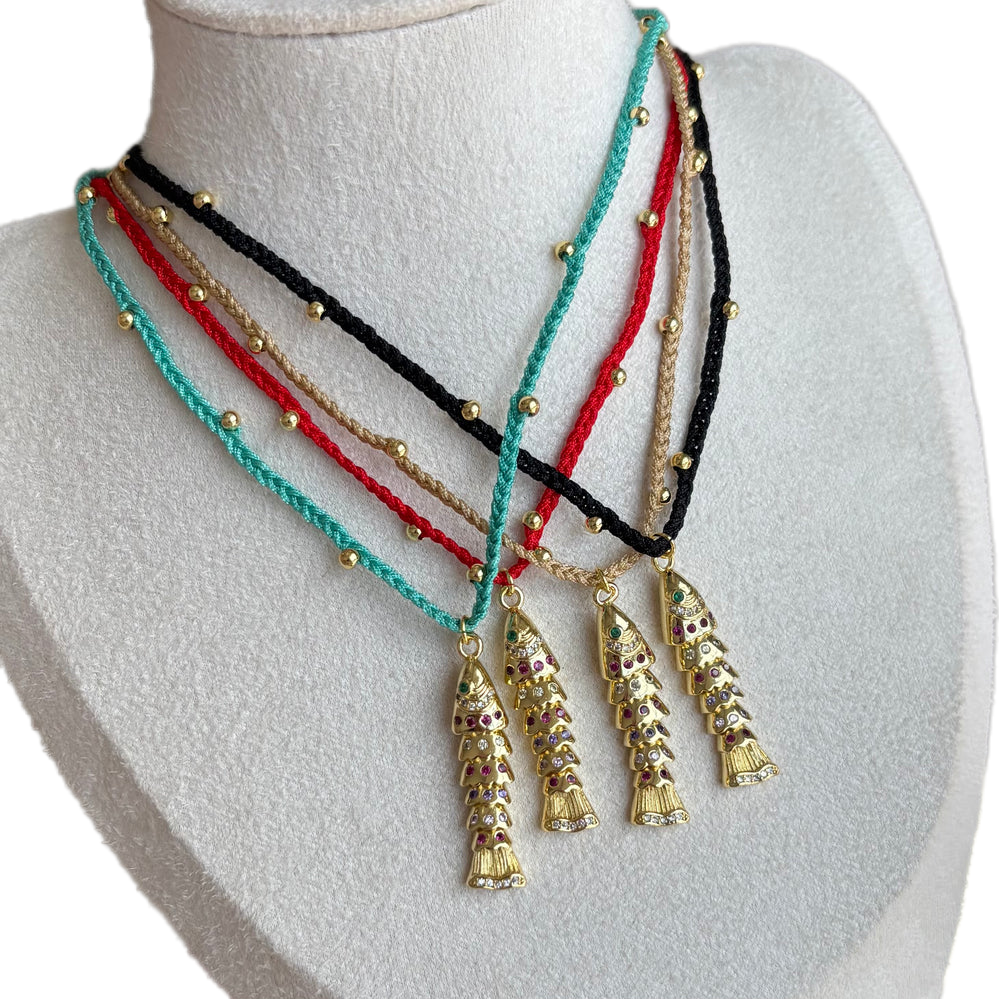 Sardina fish necklaces