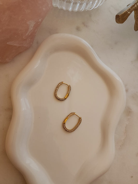 Aria crystal earrings