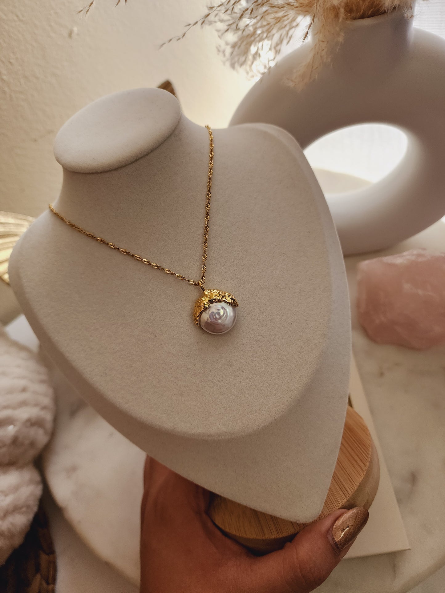 Akoya pearl necklace