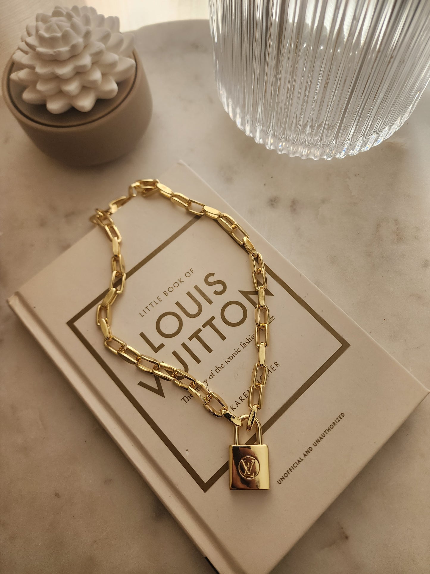 Lulu victoria padlock necklace