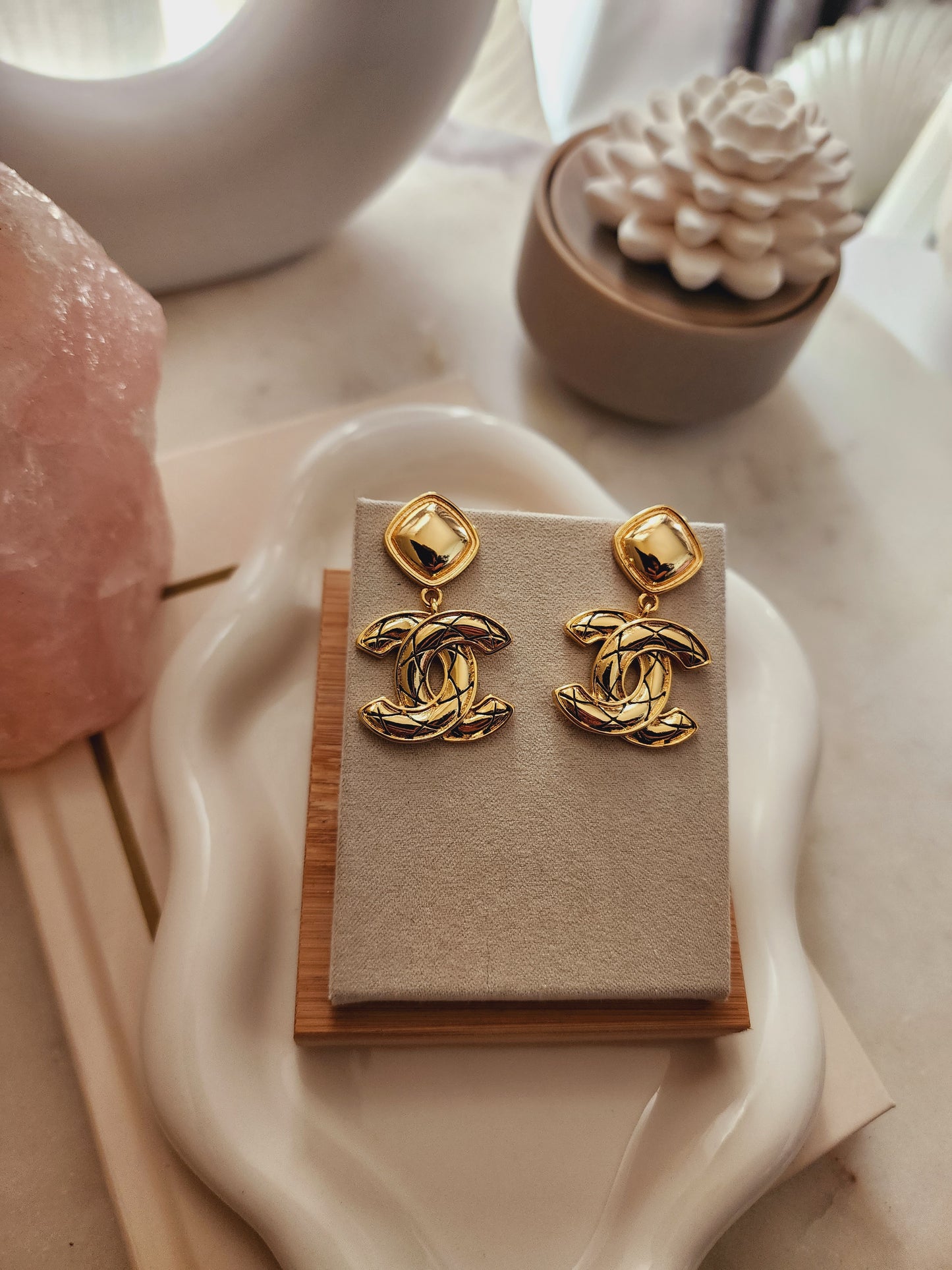 Vintage Cc earrings