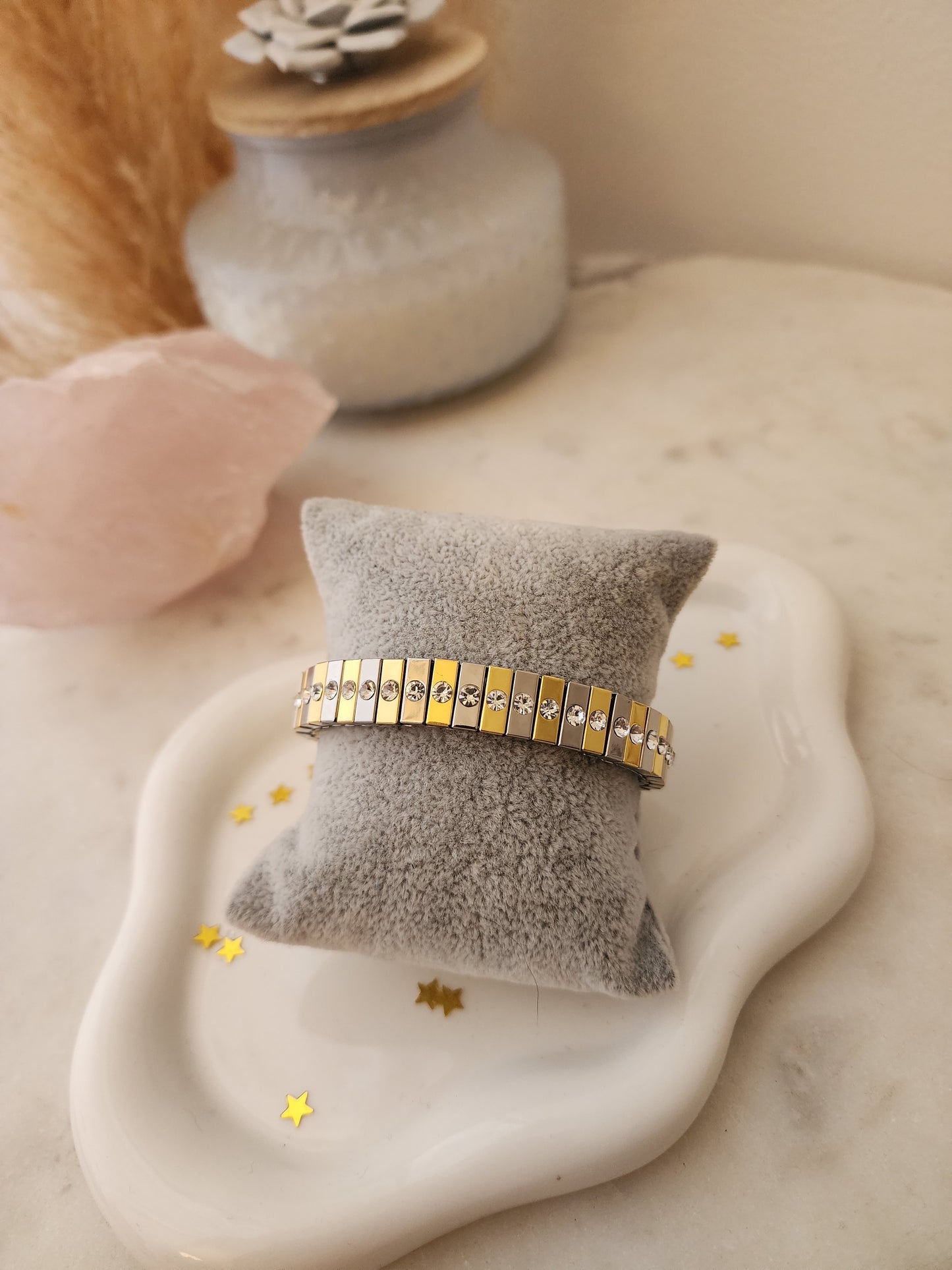 Eralia Two-tone crystal bracelet