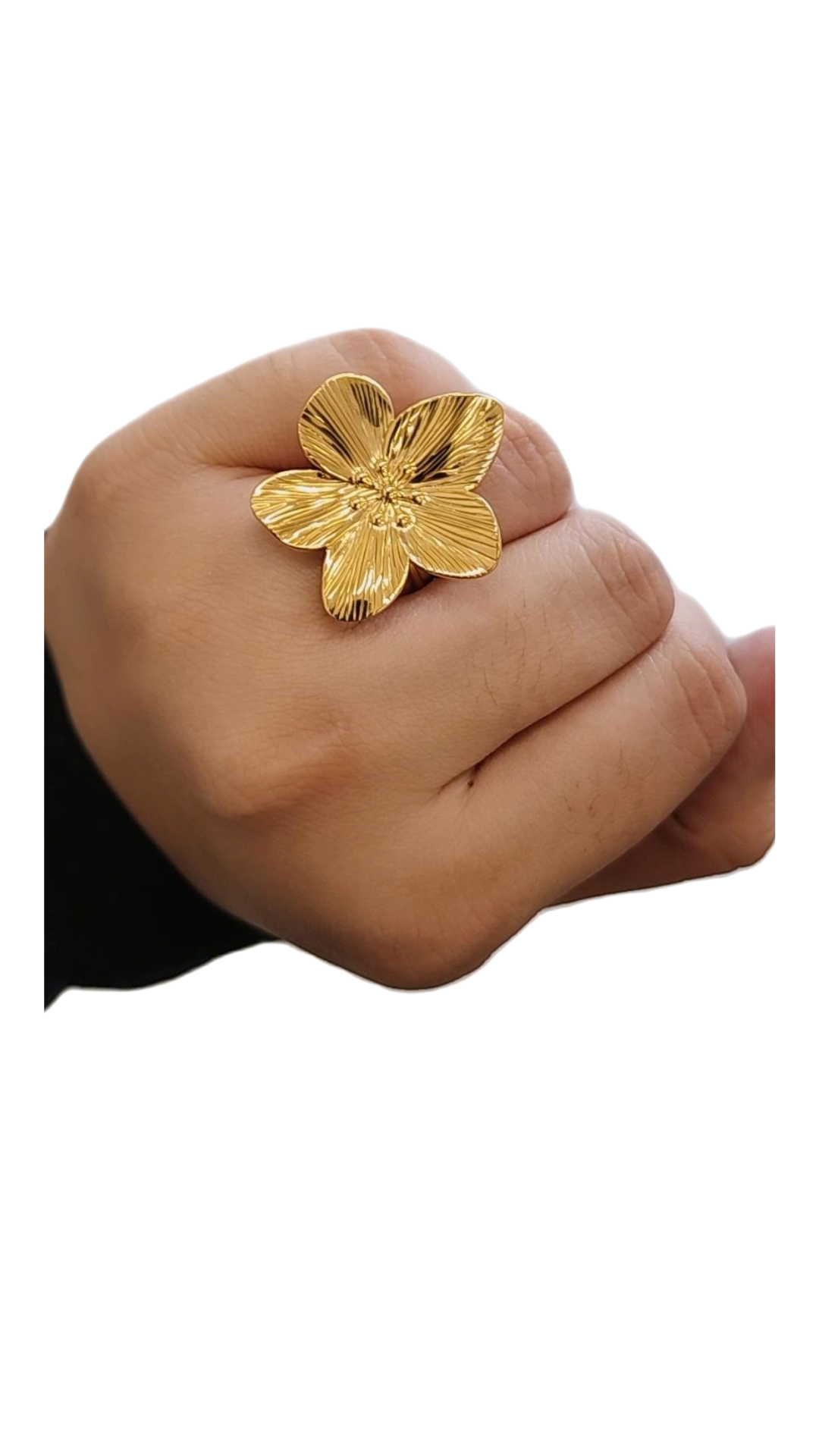 Golden Blossom Ring