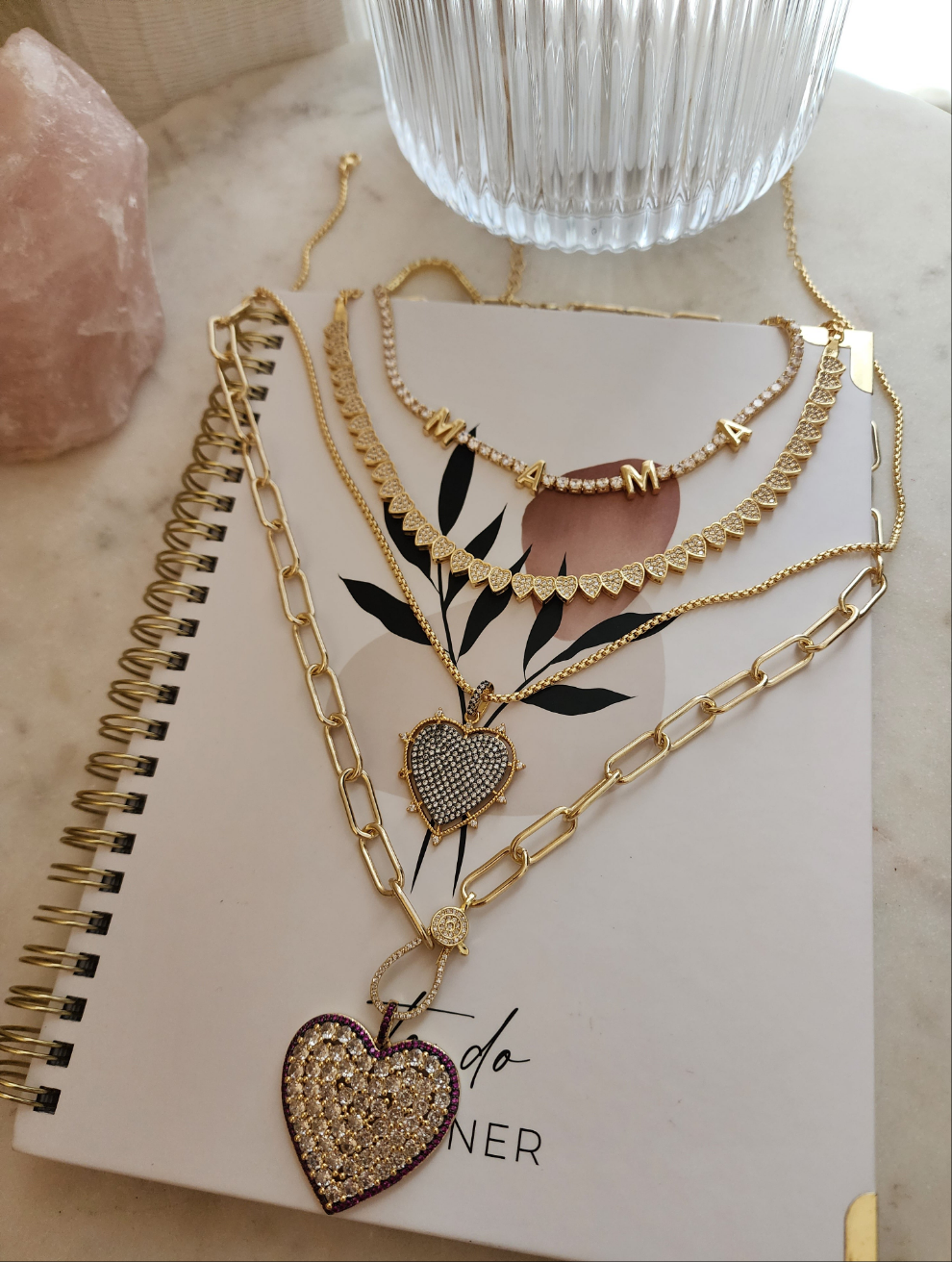 Amore necklace set