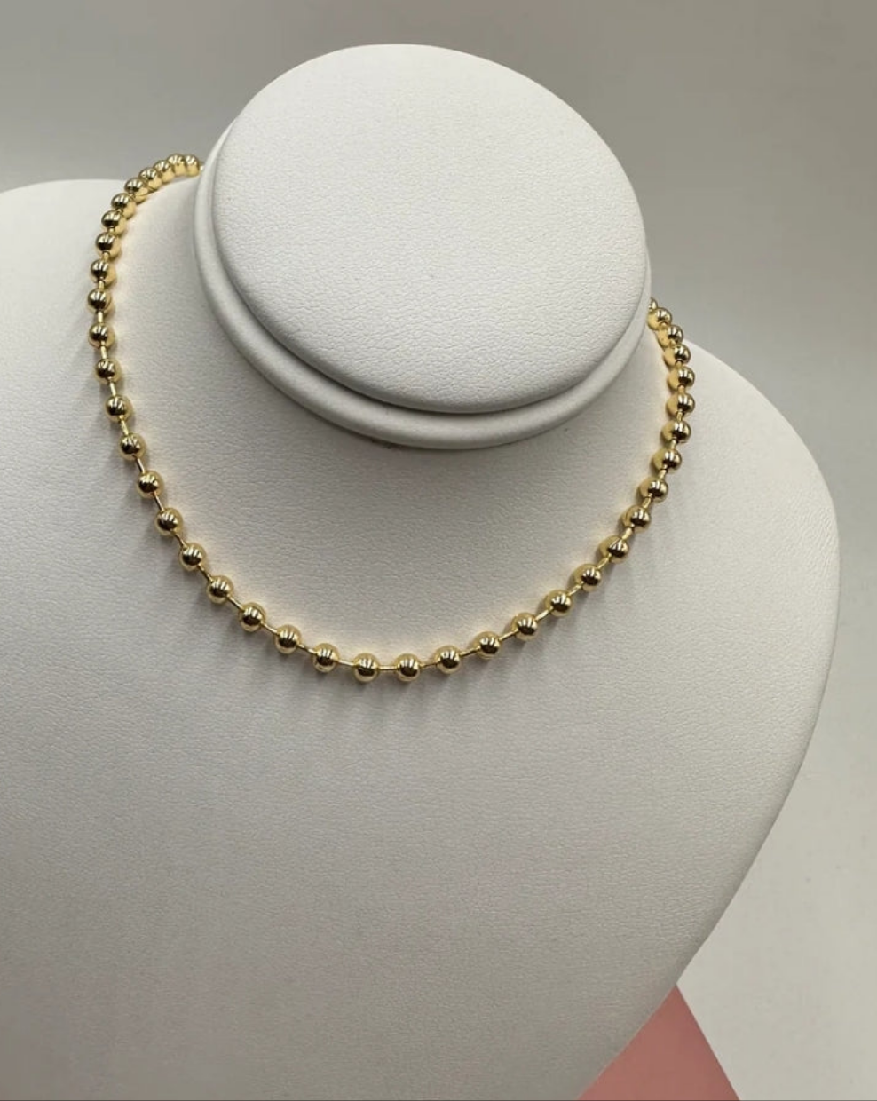 Ball chain necklace