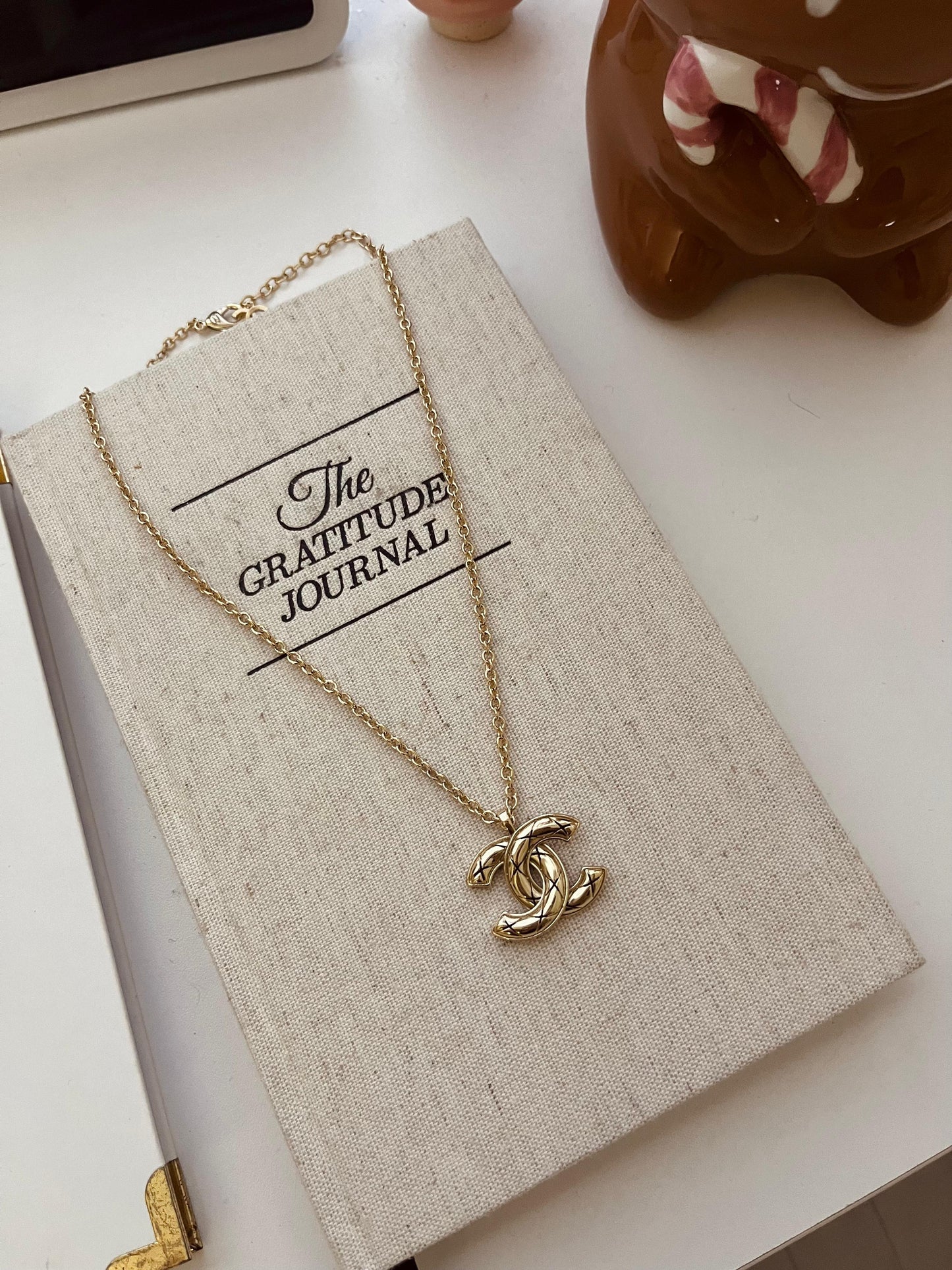 Vintage cc necklace