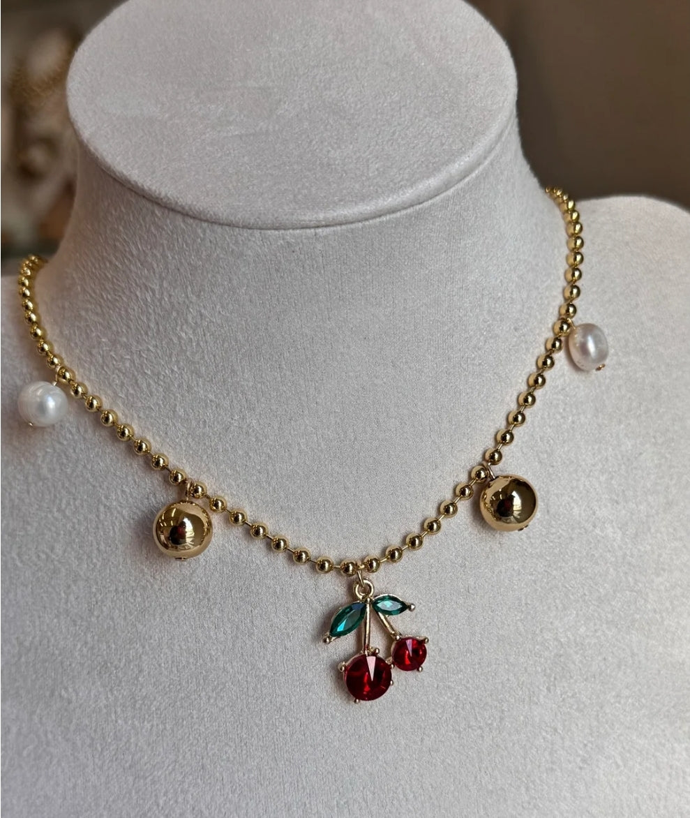 Cherry necklace