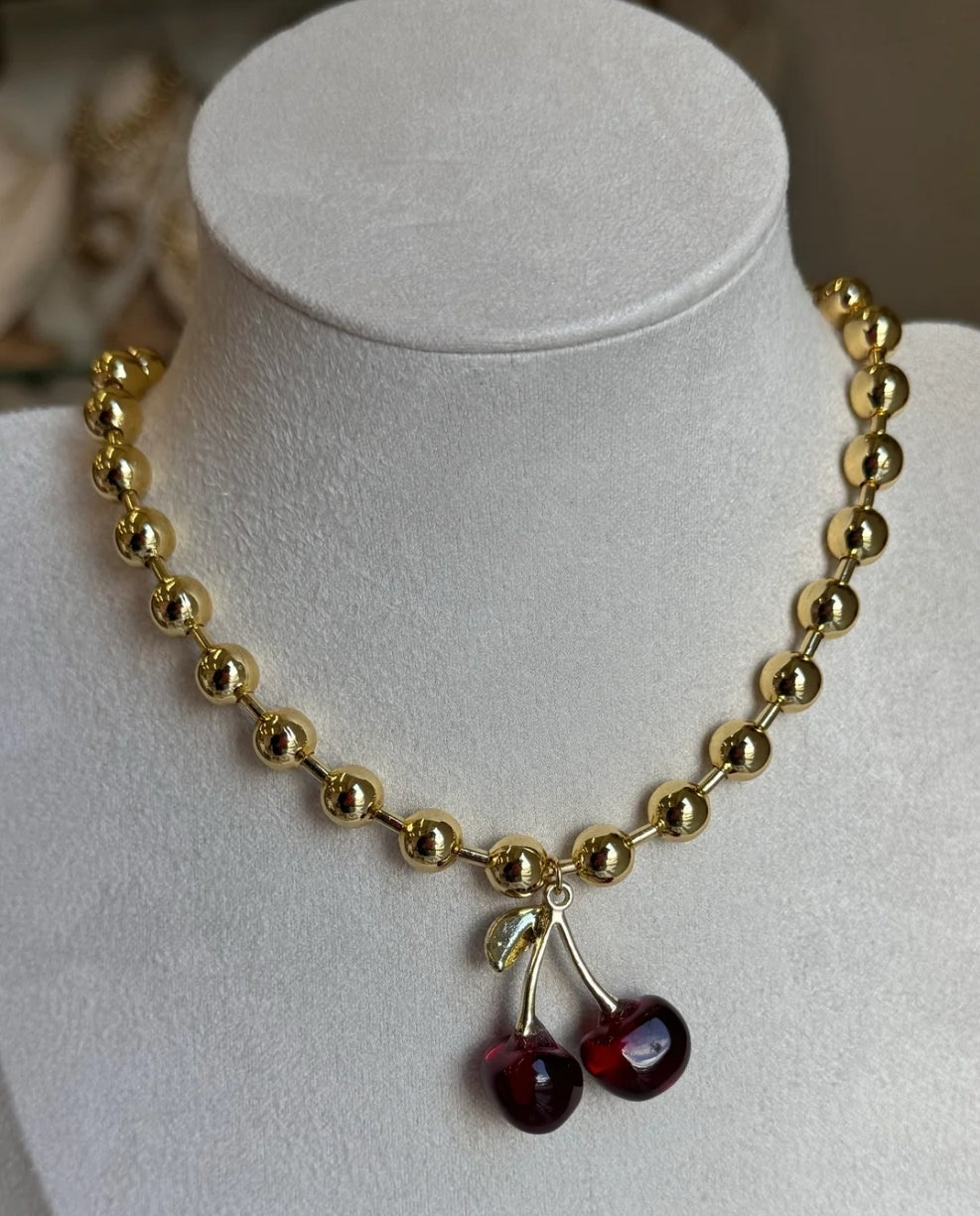 Cherry necklace