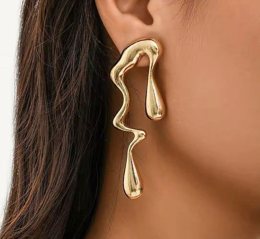 Melting Drip earrings