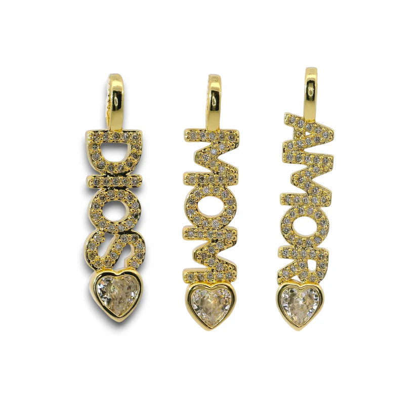 Crystal Word necklace