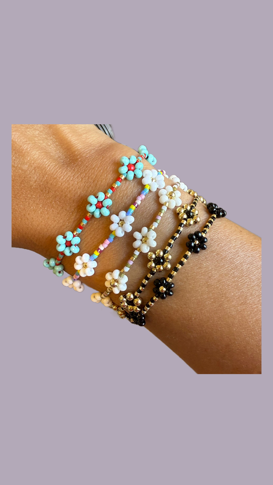 Daisy summer bracelets