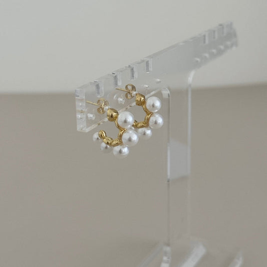 Big Pearl hoops