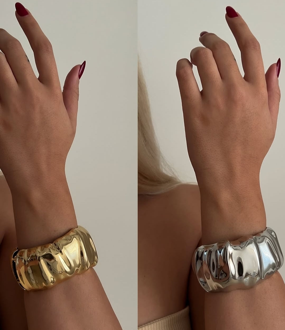 Curve chunky bracelet