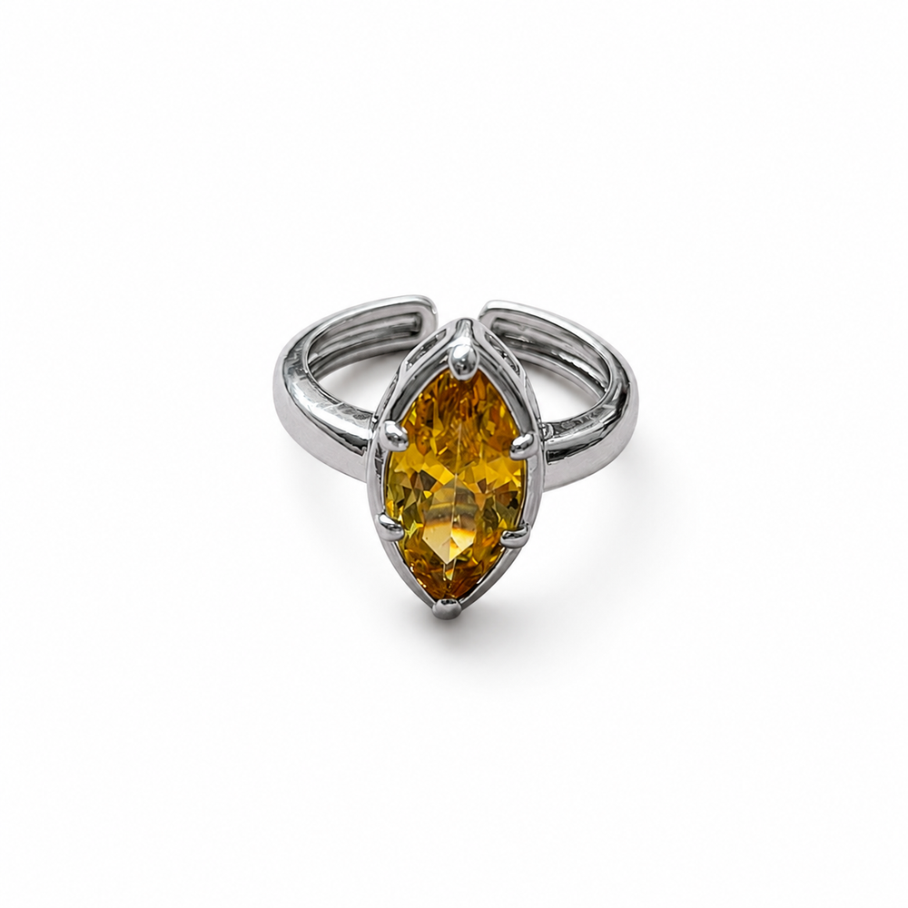 Radiant marquise ring