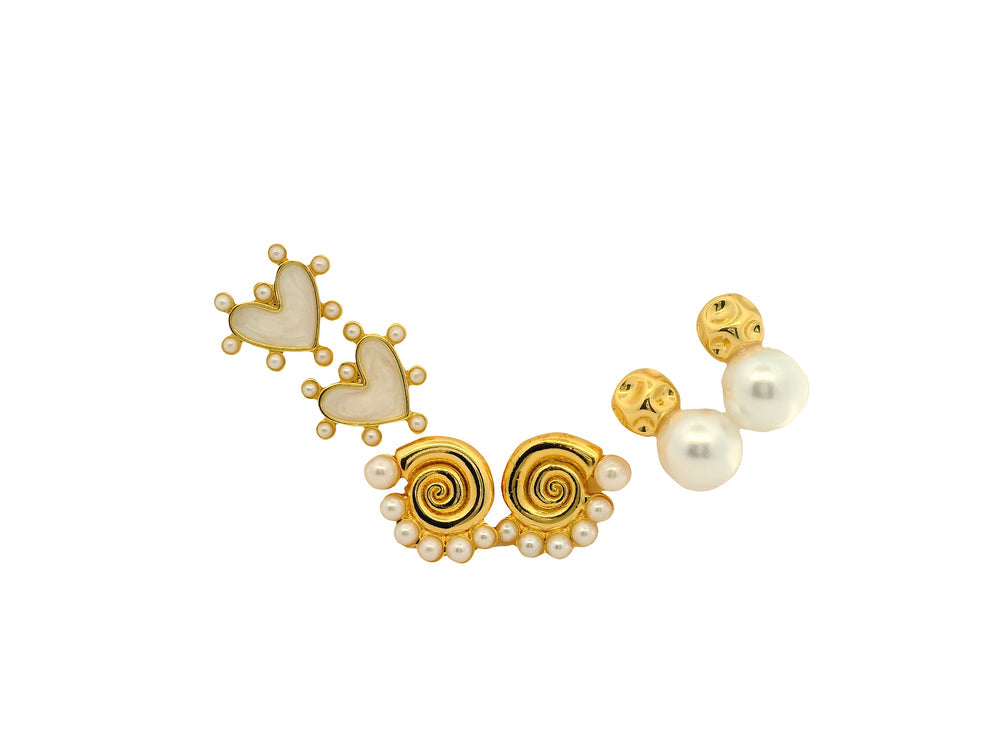 Sweet girl earrings set