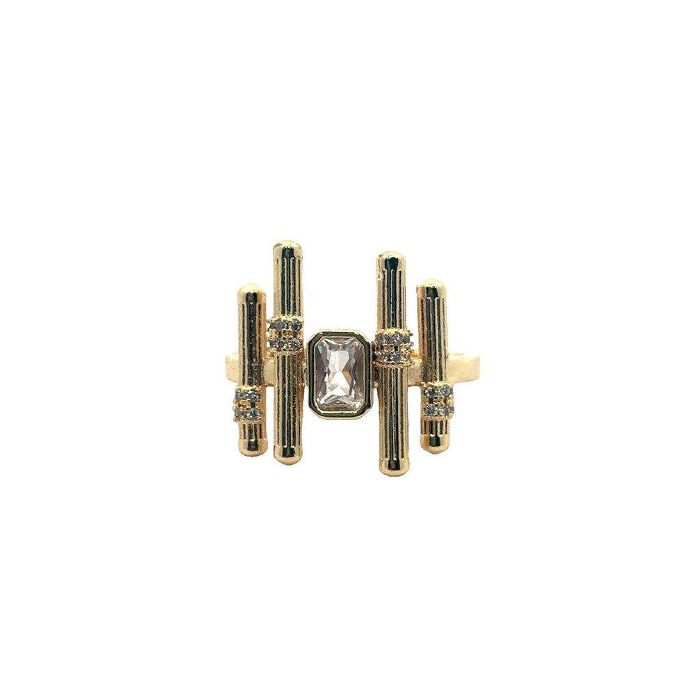 Luxe crystal rings
