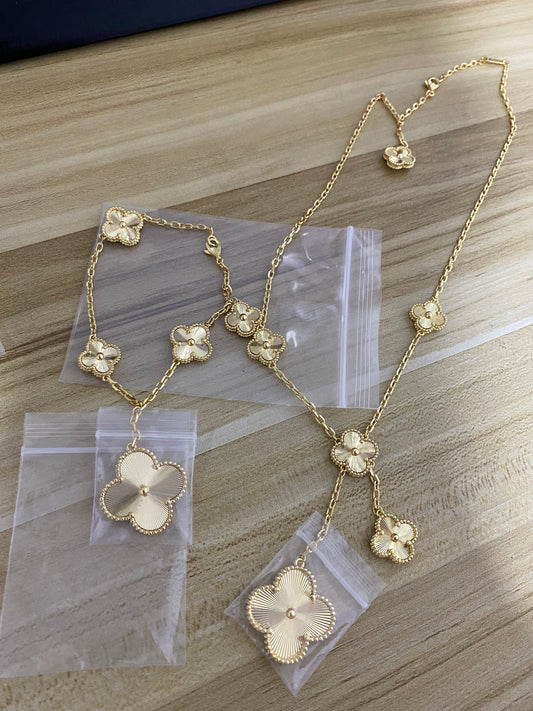 Gemma gold clover set pre - order